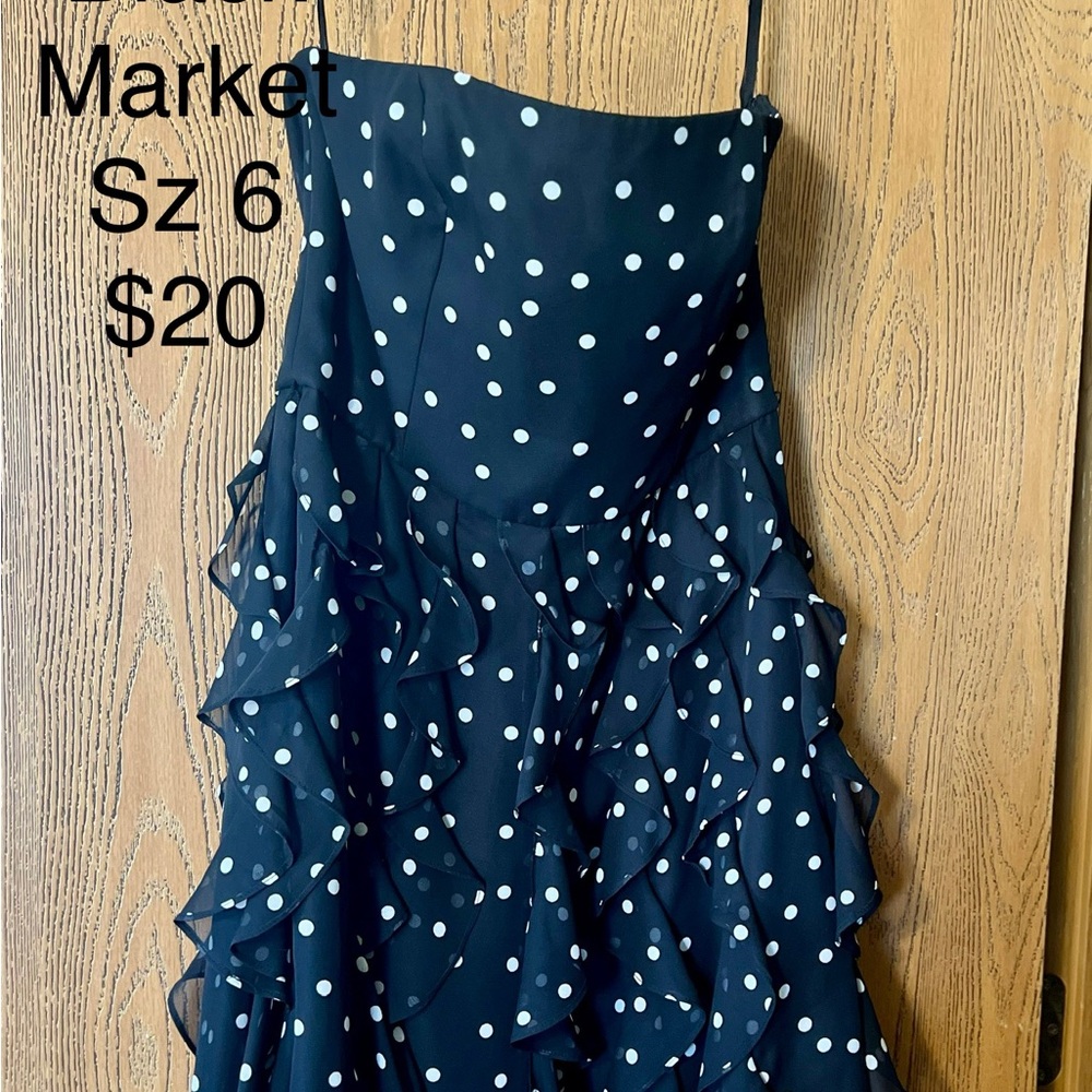 White House Black Market Polka Dot Dress